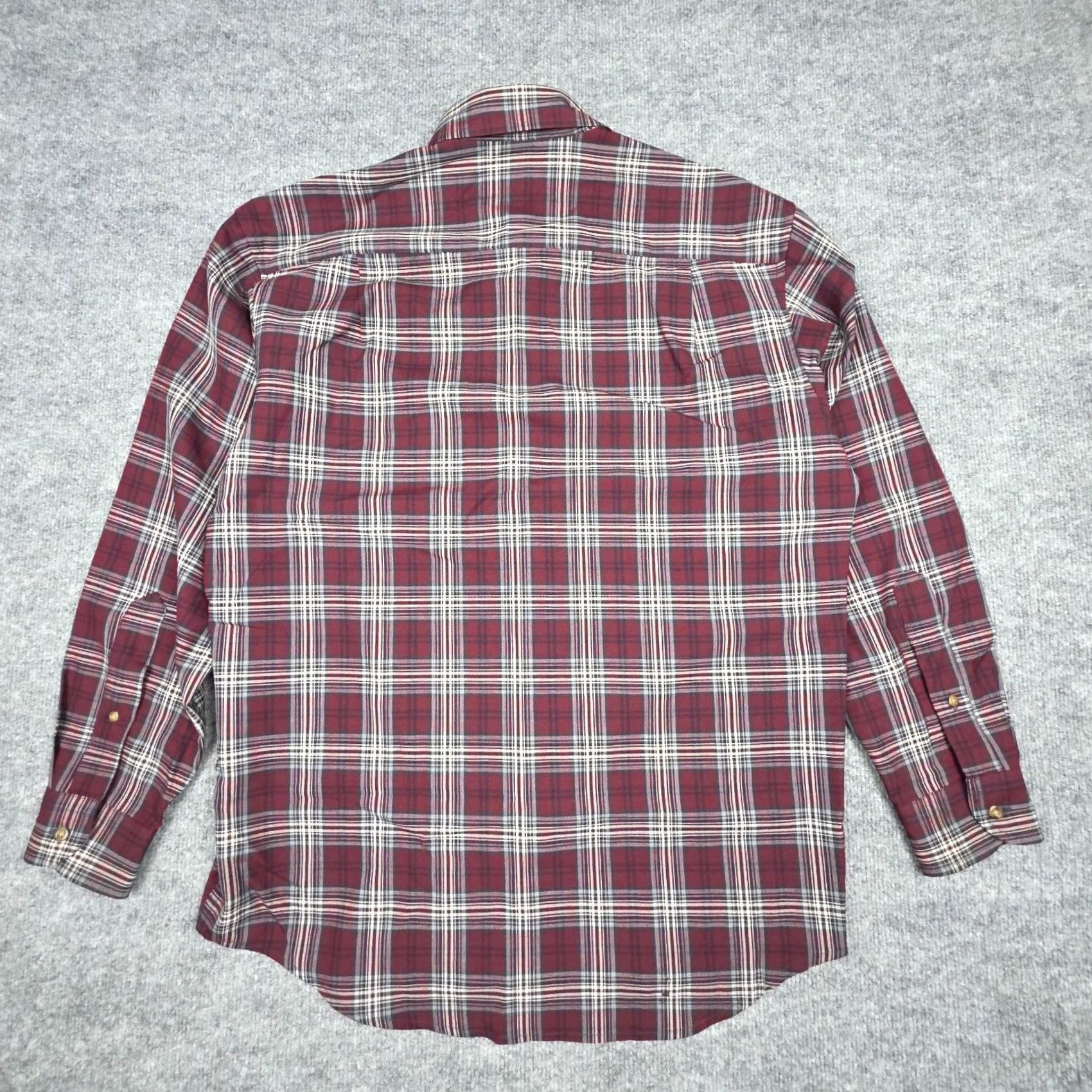 Pendleton VINTAGE Pendleton Sir Pendleton Shirt Men's Medium Red Plaid Fine Worsted Wool Shirt Size US M / EU 48-50 / 2 - 3 Thumbnail