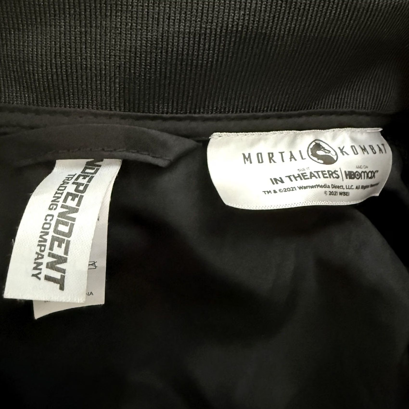 Vintage Mortal Kombat Jacket Bomber Full Zip Mens M Black 100% Polyester Size US M / EU 48-50 / 2 - 5 Thumbnail