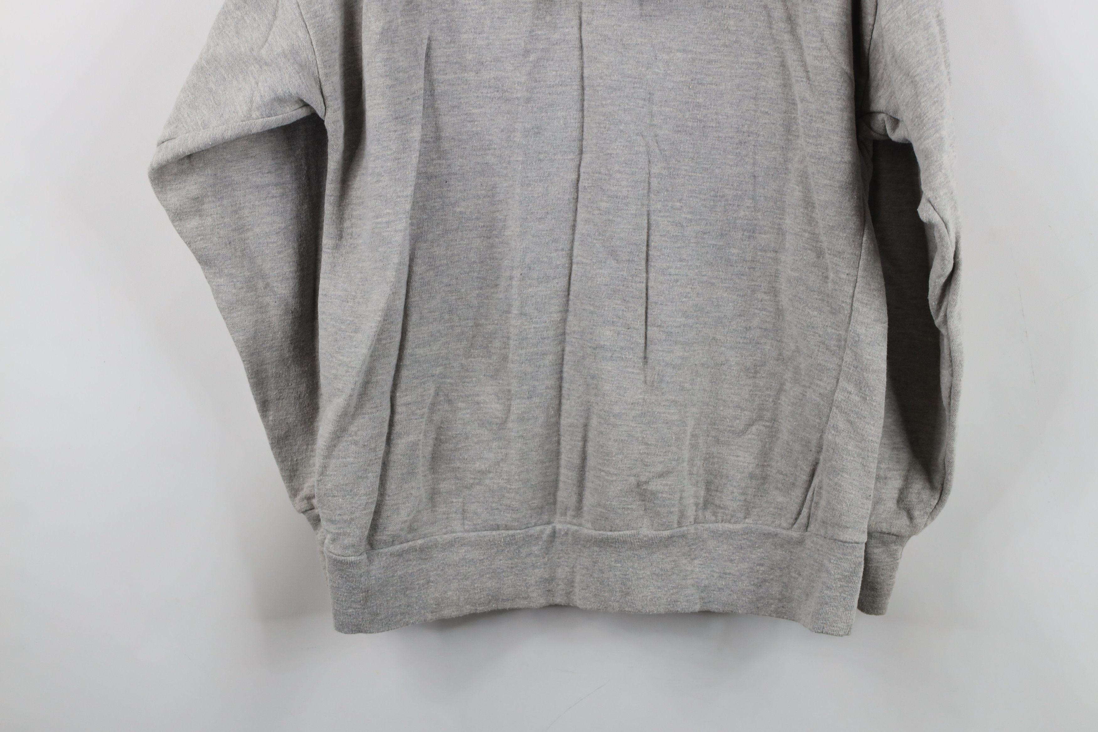 Vintage Vintage 90s Streetwear Blank Full Zip Hoodie Sweatshirt Size L / US 10 / IT 46 - 15 Thumbnail