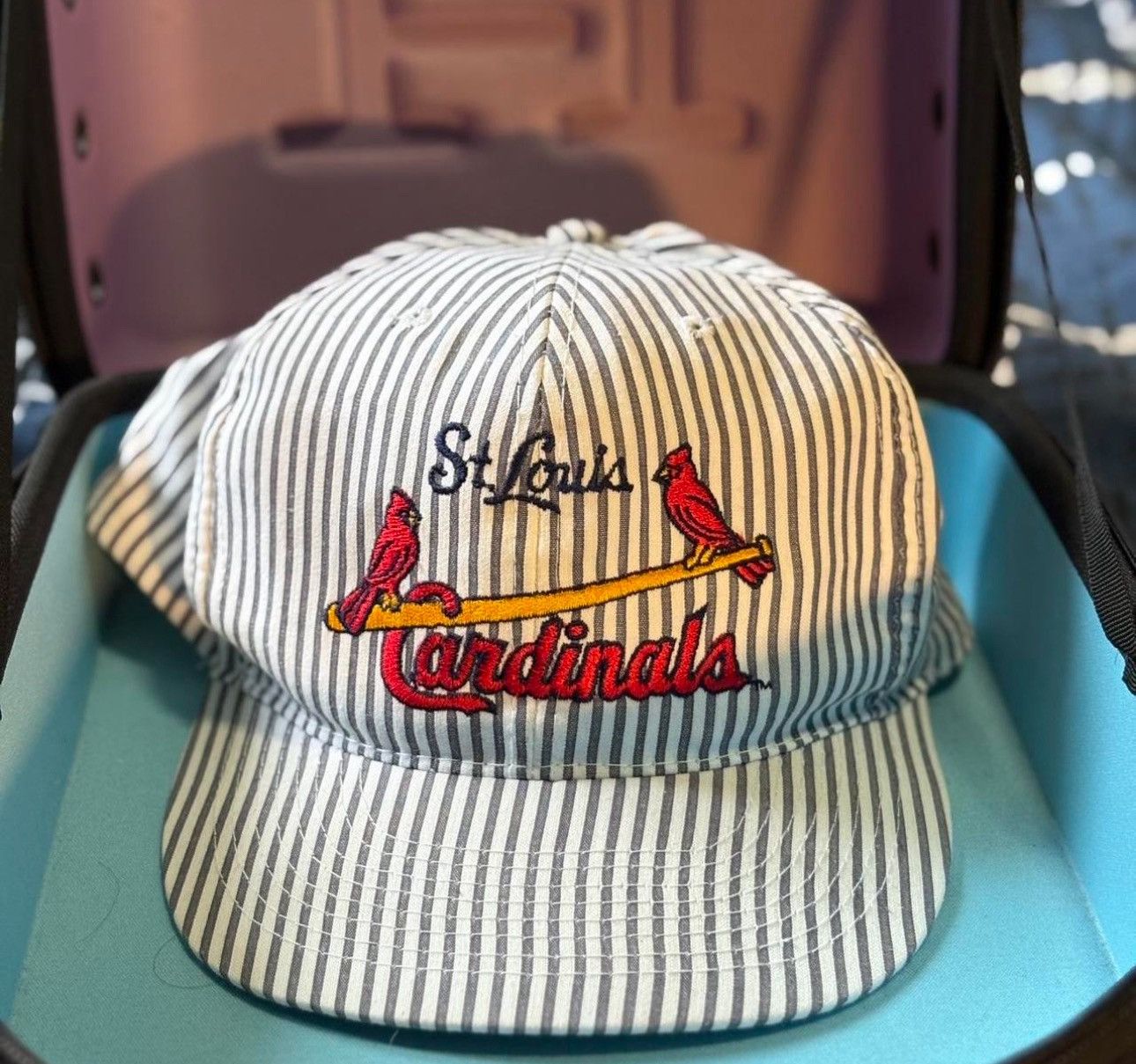American Needle 1990s St Louis Cardinals snapback hat baseball Size ONE SIZE - 1 Thumbnail