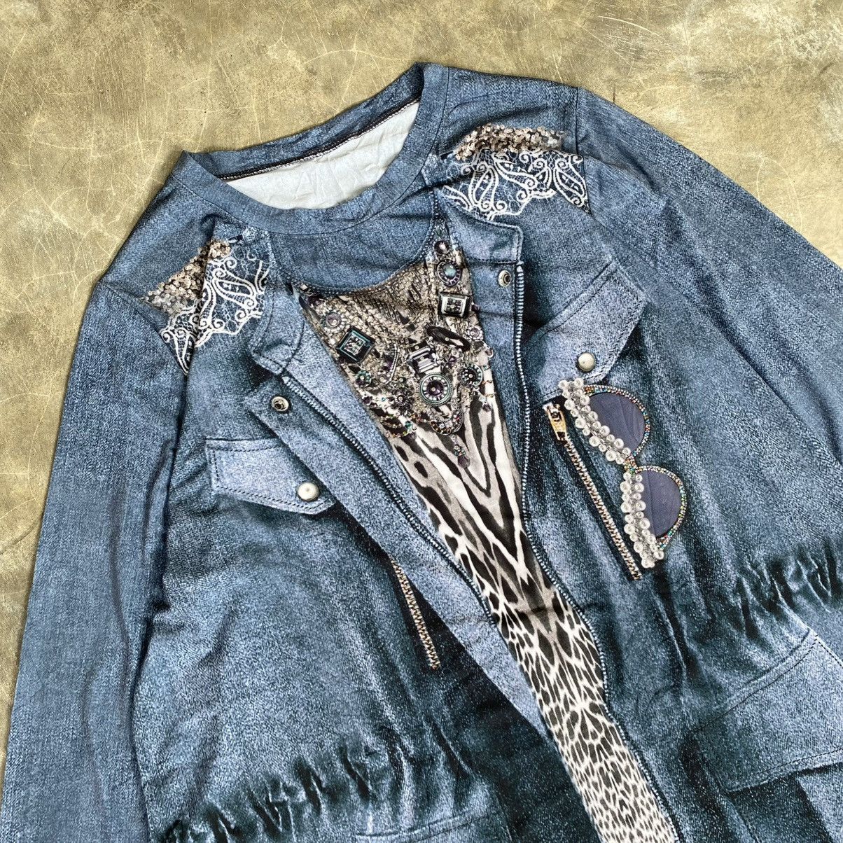 Jean Paul Gaultier Amica Jean Paul Gaultier Style Long Sleeve Shirt Size L / US 10 / IT 46 - 3 Thumbnail