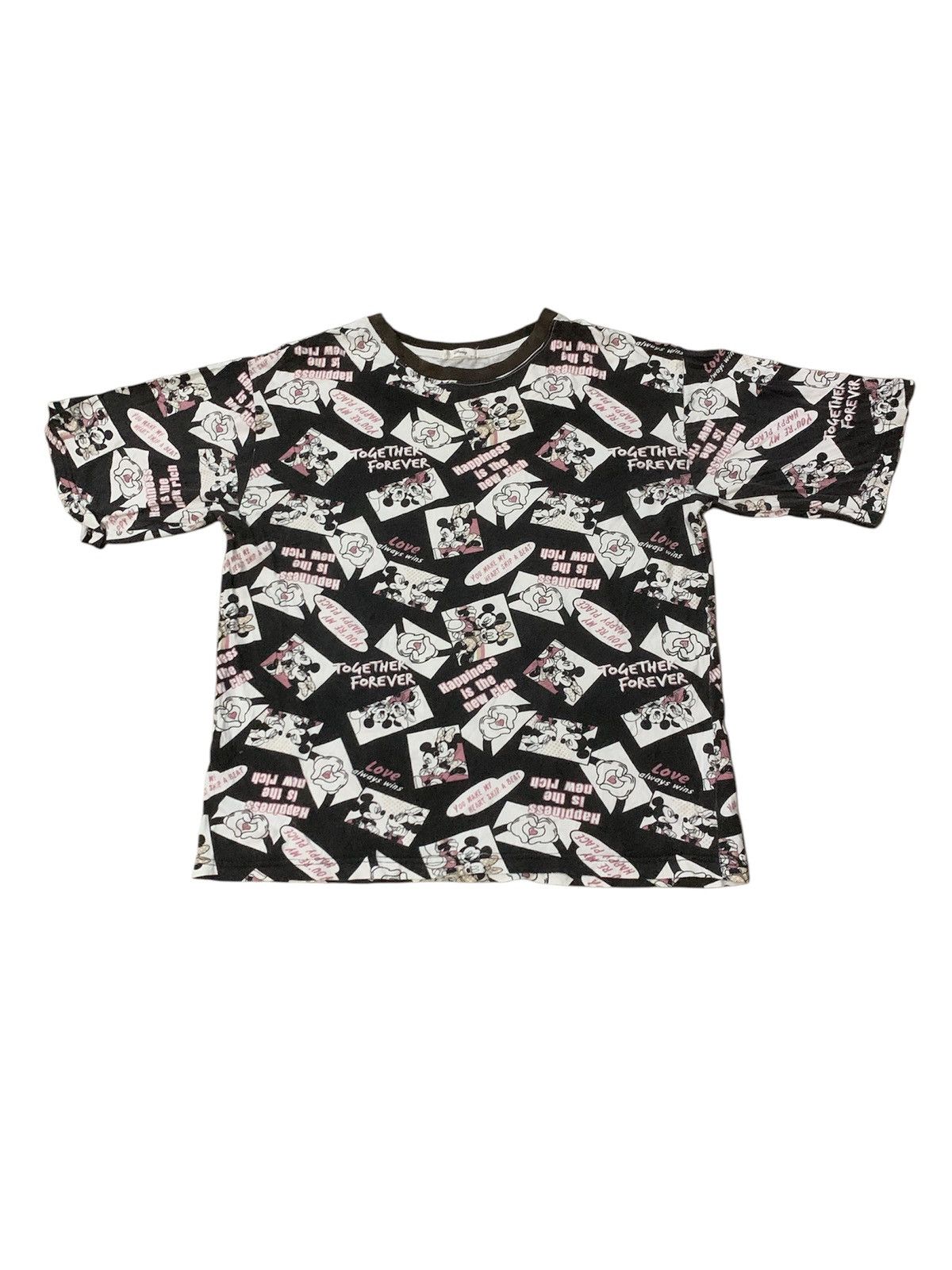 Disney Mickey And Minnie Mouse Full Print Monogram Tee Size US XXL / EU 58 / 5 - 1 Thumbnail