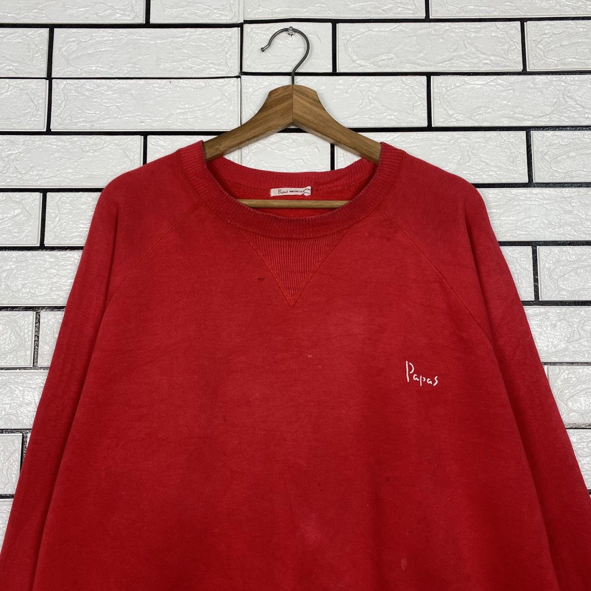 Japanese Brand 📌Vintage Sweatshirt Papas Sportswear Issey Miyake Size US M / EU 48-50 / 2 - 4 Thumbnail