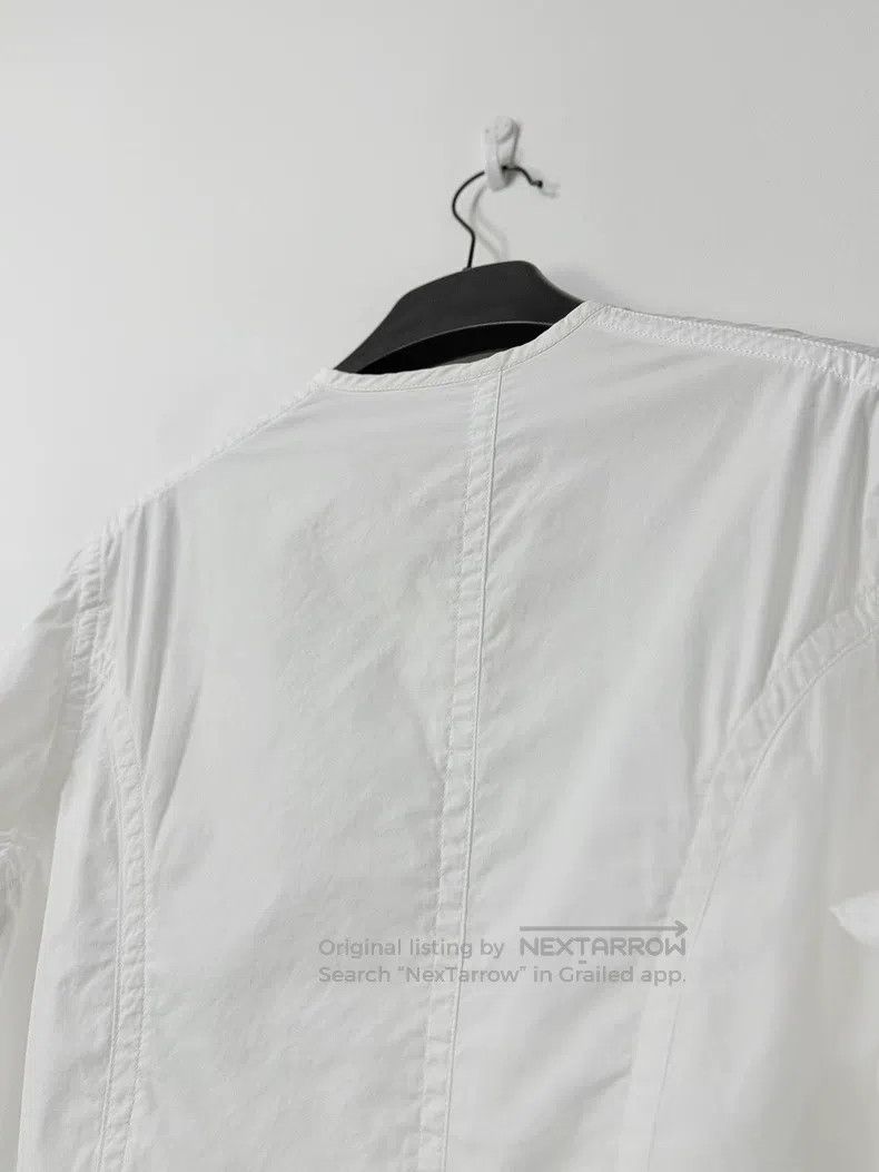 Yohji Yamamoto Yohji Yamamoto Main thread chain sewn collarless shirt| Size US M / EU 48-50 / 2 - 5 Thumbnail