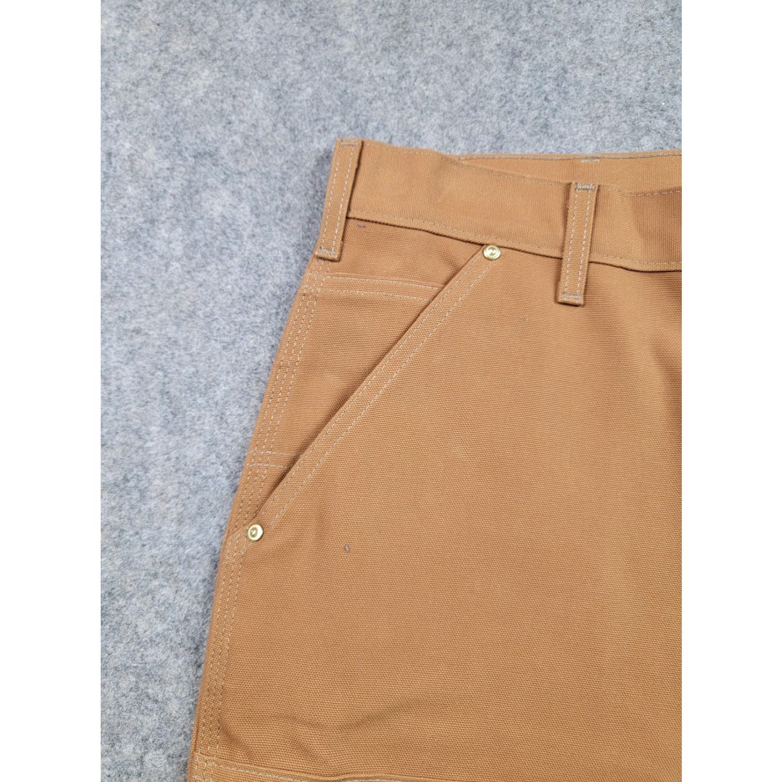 Carhartt Carhartt Pants Mens 40x34 Brown Loose Fit Double Front Utility Workwear USA Size US 40 / EU 56 - 2 Thumbnail