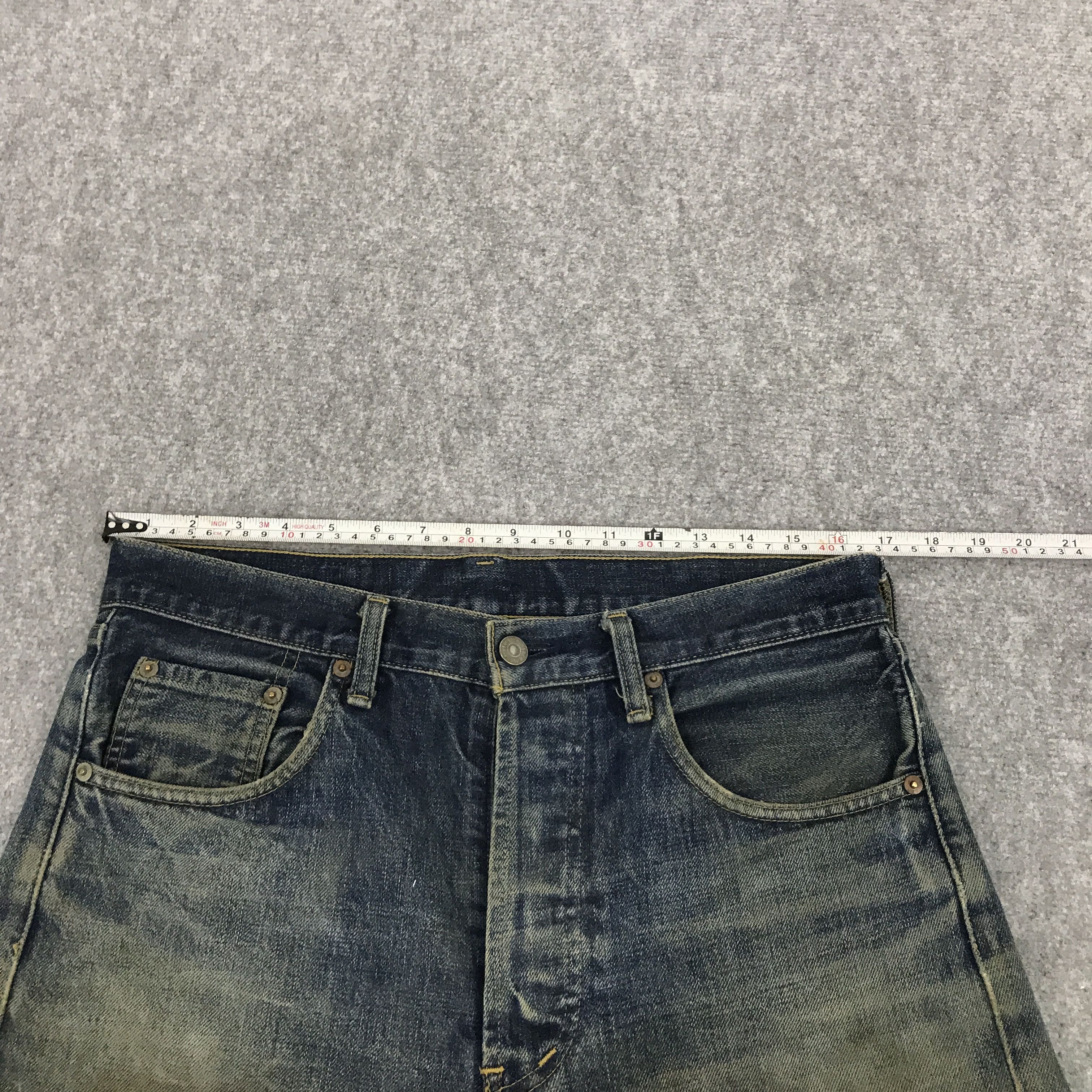 Japanese Brand × Levi's Vintage Clothing VTG🔥LEVI'S BIG E JAPAN SELVAGE DENIM DISTRESSED JEANS Size US 32 / EU 48 - 11 Thumbnail