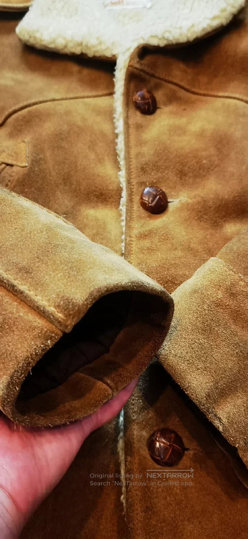 Schott Schott Suede cowhide western farmer's coat Size US XL / EU 56 / 4 - 7 Thumbnail