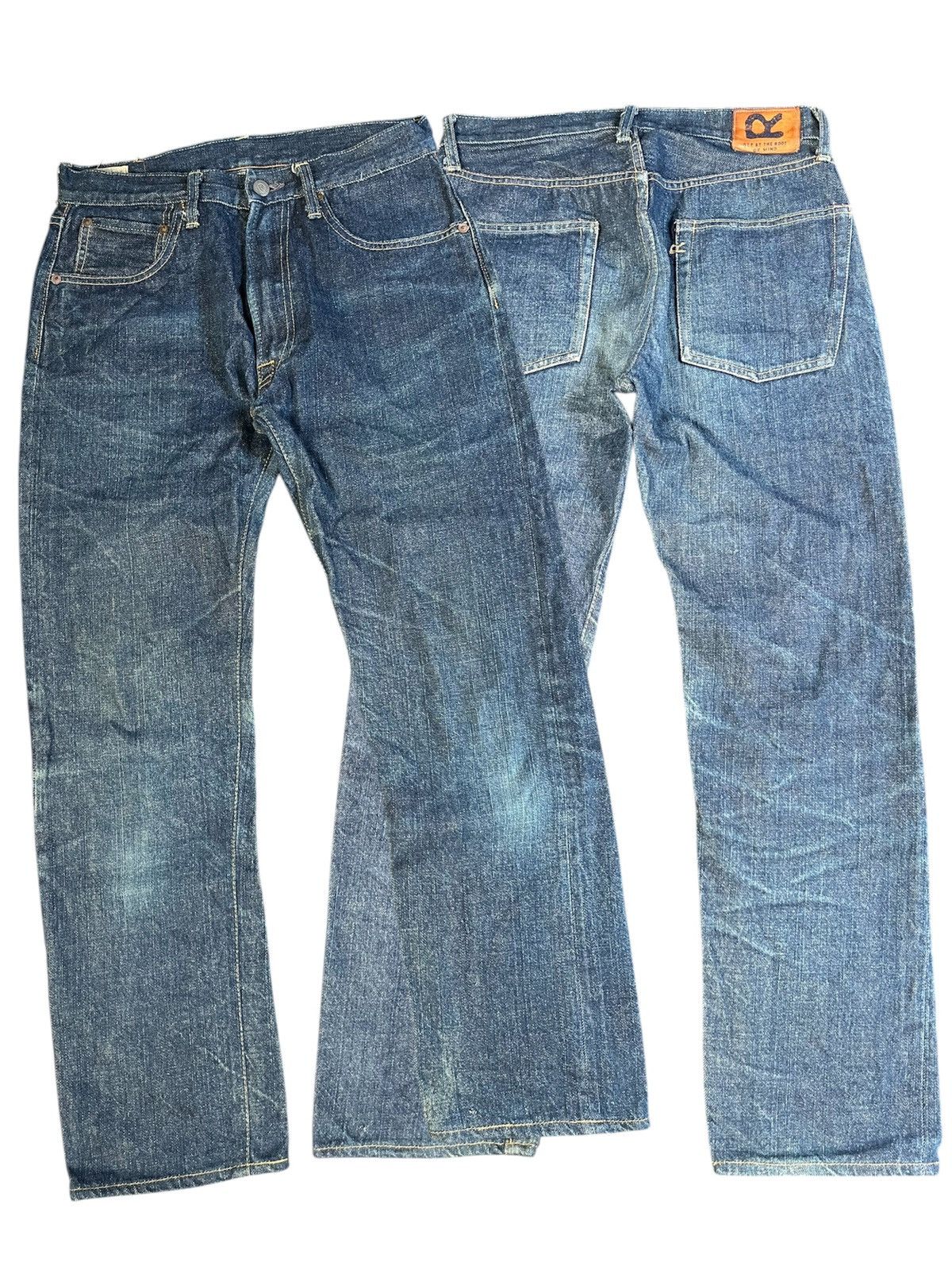 45rpm × Japanese Brand × Kapital Japanese 45RPM distressed Jeans Size US 30 / EU 46 - 1 Thumbnail