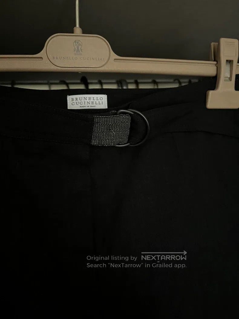 Brunello Cucinelli Brunello Cucinelli Beaded casual pants Size 27" / US 4 / IT 40 - 2 Thumbnail