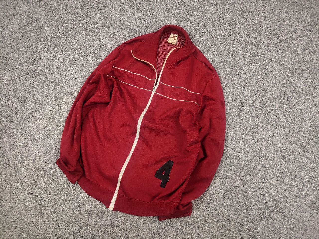 Champion Rare Vintage 50's Champion Logo 4 Red Zip Light Track Jacket Size US M / EU 48-50 / 2 - 3 Thumbnail
