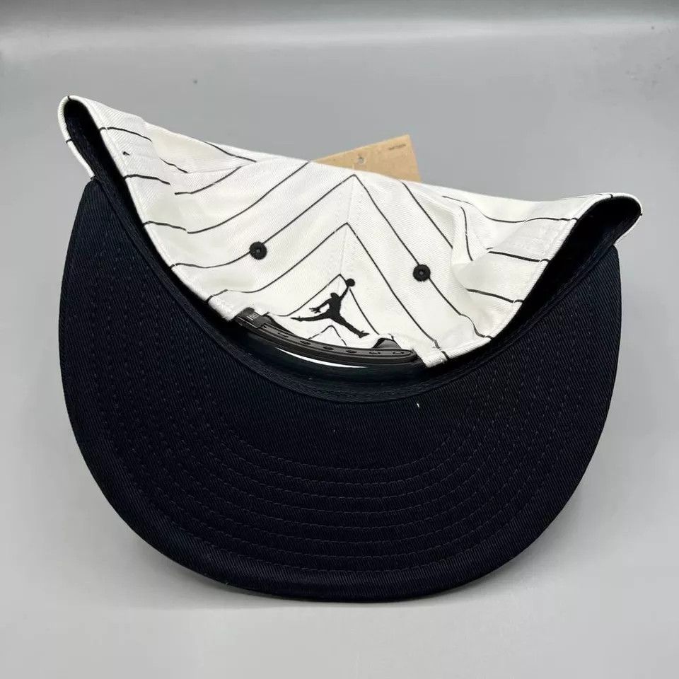 Jordan Brand Air Jordan Hat Men S-M Baron 45 Pinstripes Jumpman Snap Back Size ONE SIZE - 4 Thumbnail