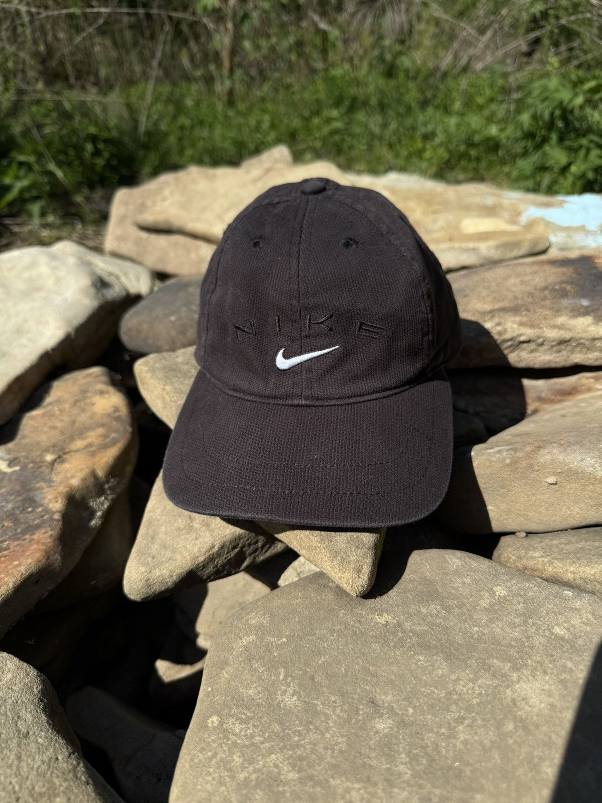 Vintage Vintage Nike Distressed Y2k Cap Size ONE SIZE - 3 Thumbnail