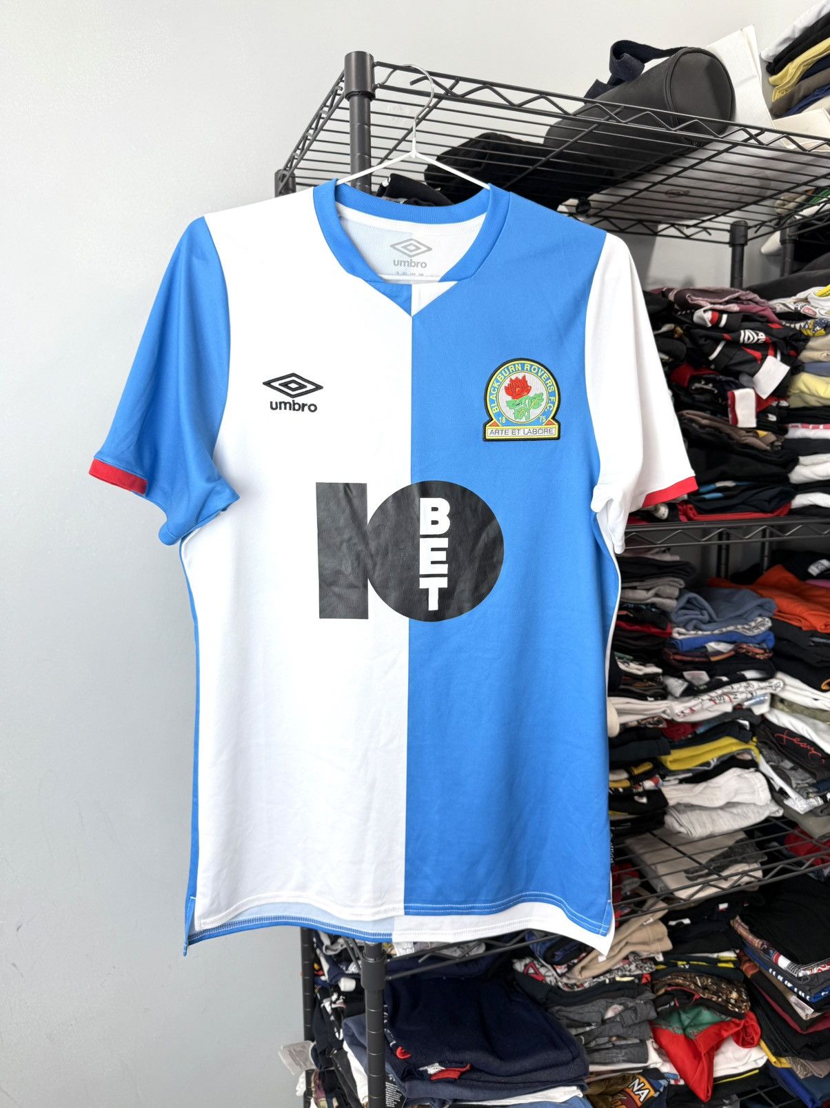 Umbro Umbro Blackburn Rovers Soccer Jersey T Shirt Size US S / EU 44-46 / 1 - 1 Thumbnail