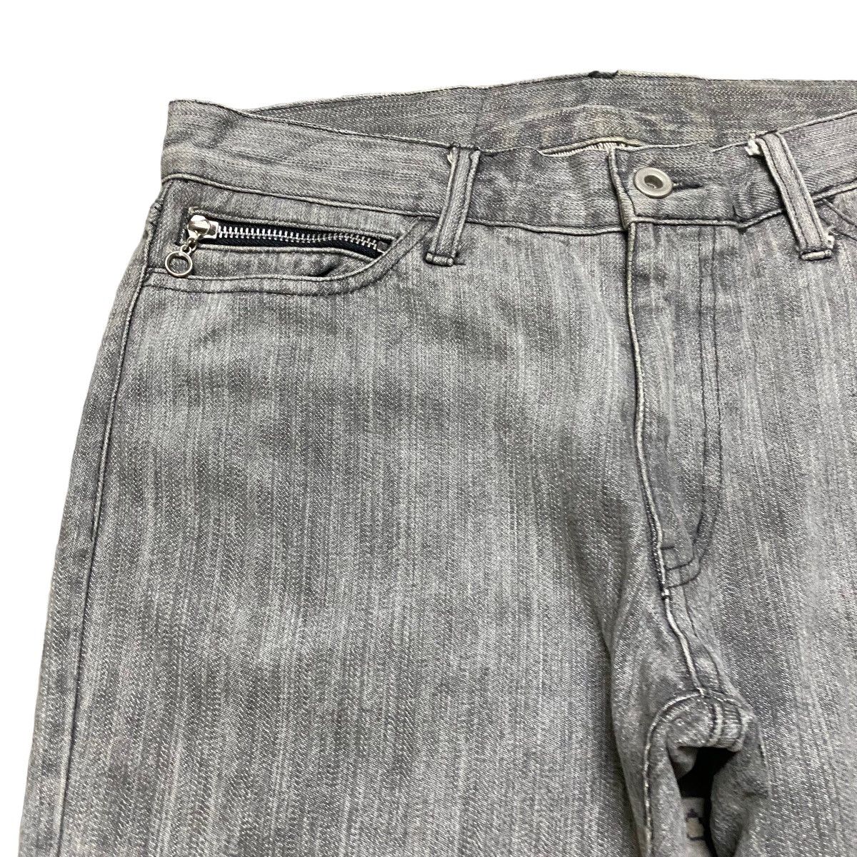 Japanese Brand RUPERT EDGE Grey Denim Flare Cargo Pants Size US 30 / EU 46 - 5 Thumbnail