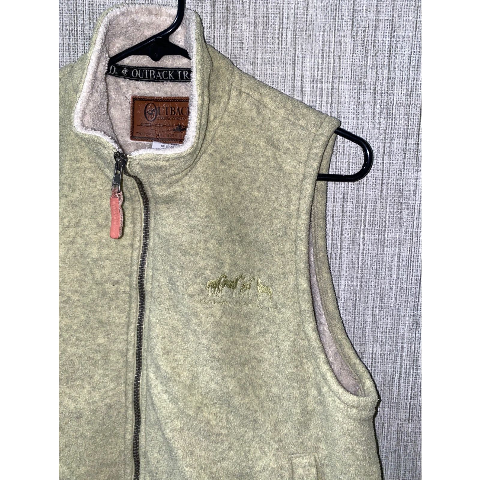 Vintage Outback Vest Full Zip Fleece Lined Green Women’s Summit SSM? Size S / US 4 / IT 40 - 2 Thumbnail