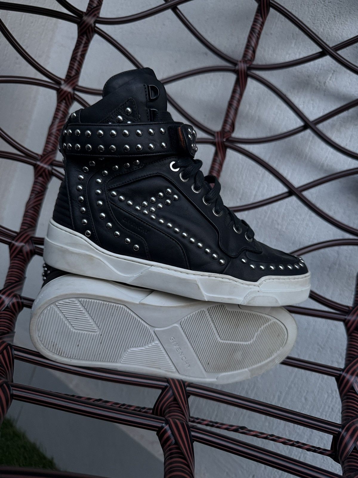 Givenchy 🎸studded tyson by Riccardo tisci Size US 5 / EU 37 - 12 Thumbnail