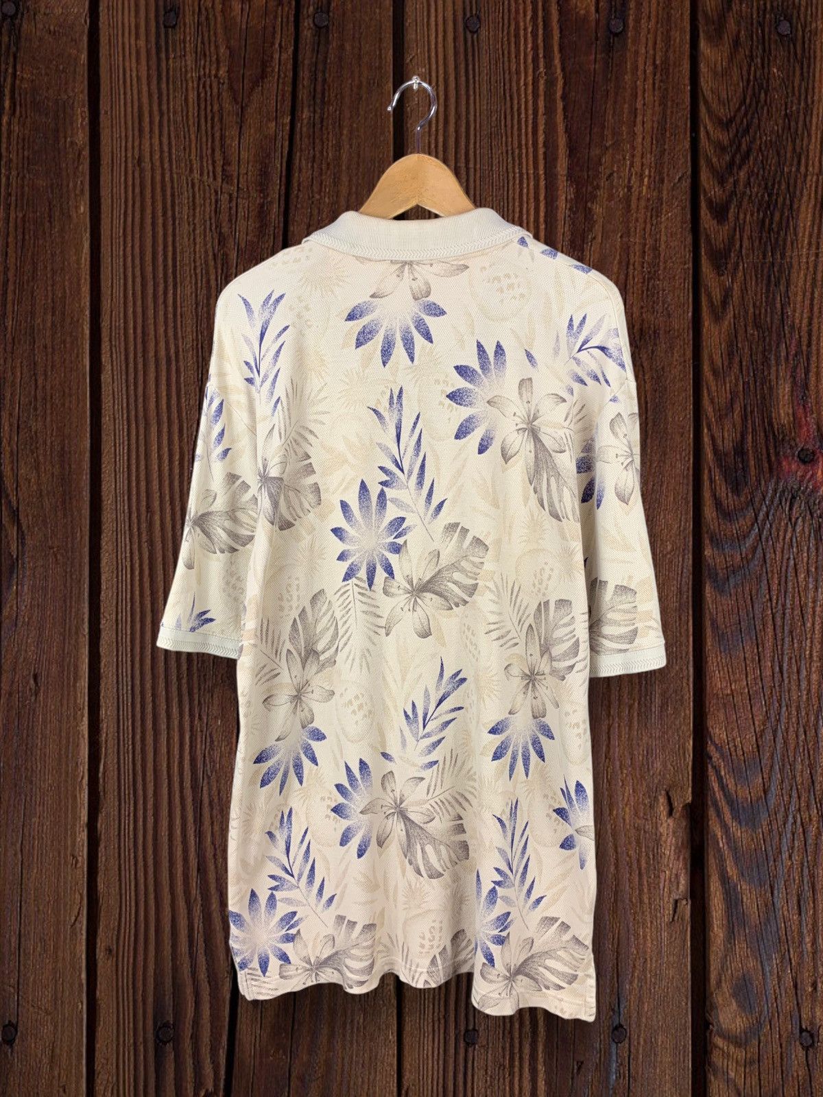 Cherokee Steals! Cherokee Hawaiian Style Floral Polo Tee Size US L / EU 52-54 / 3 - 2 Thumbnail