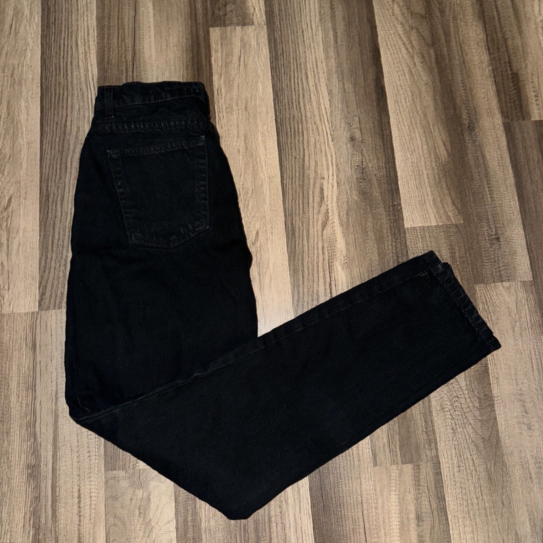 American Apparel VINTAGE American Apparel Jeans High Waisted Men 30x35 Black Denim 35 Inseam Size US 30 / EU 46 - 2 Thumbnail