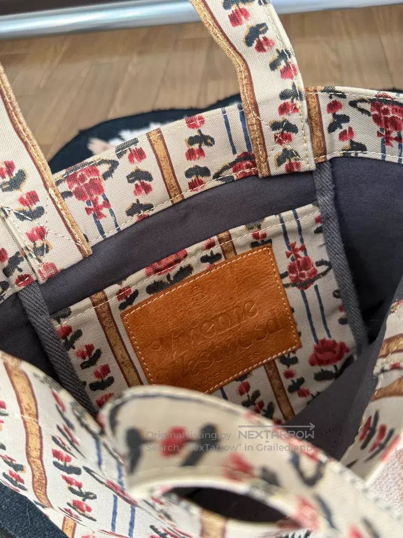 Vivienne Westwood Vivienne Westwood size os Vintage Floral Saturn Tote Bag Size ONE SIZE - 7 Thumbnail