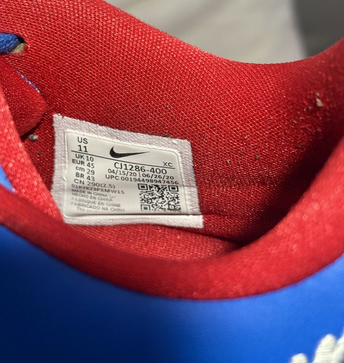 Nike Kyrie 3 Low Pacific Blue Size US 11 / EU 44 - 8 Thumbnail