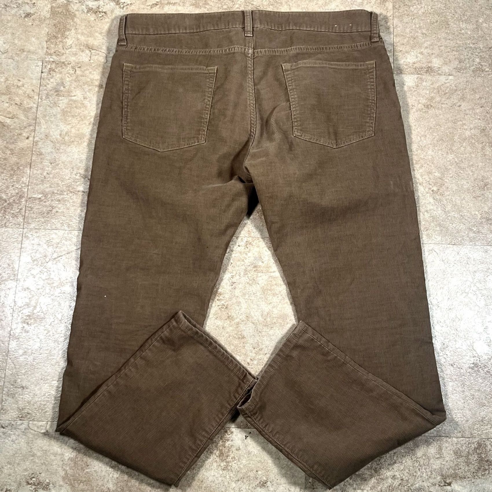 J.Crew VINTAGE J.CREW Pants Chino Flat Front Corduroy 34x30 Brown Mens 484 Size US 34 / EU 50 - 2 Thumbnail