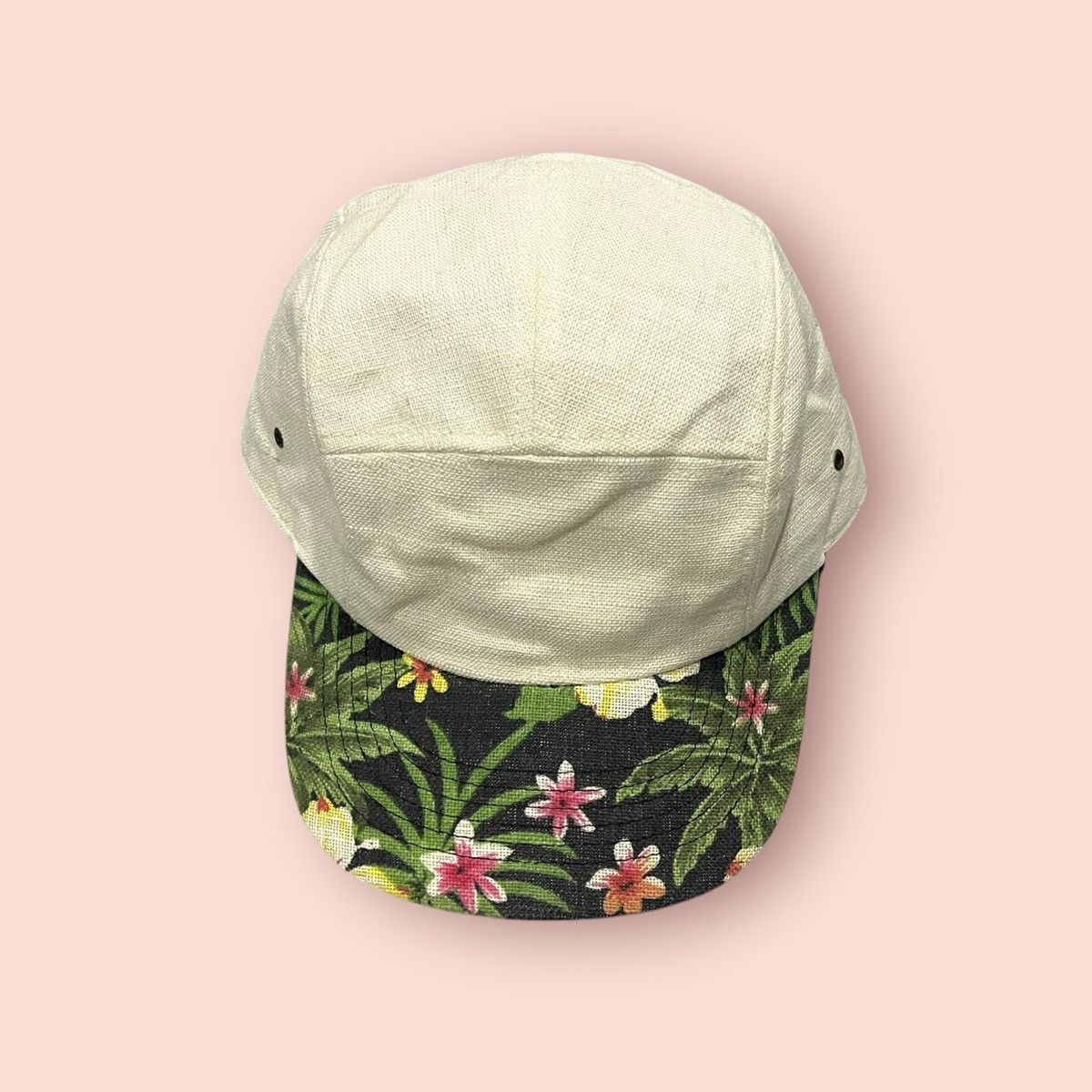 Japanese Brand × Vintage VINTAGE SMIR NASLI FLORAL VISOR 5 PANEL SNAPBACK HAT Size ONE SIZE - 1 Thumbnail
