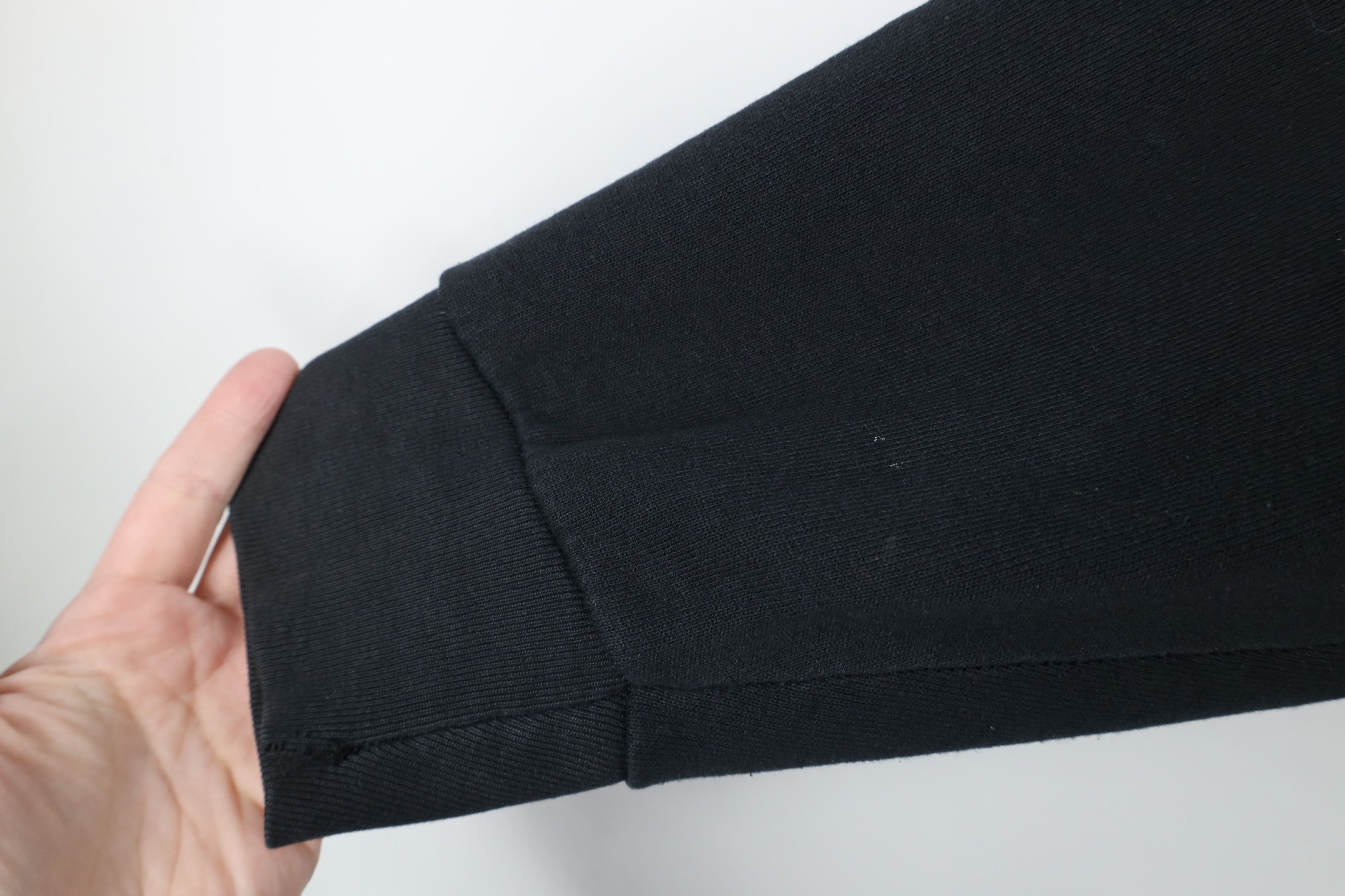 Vintage Vintage 90s Streetwear Blank Crewneck Sweatshirt Black USA Size US L / EU 52-54 / 3 - 7 Thumbnail