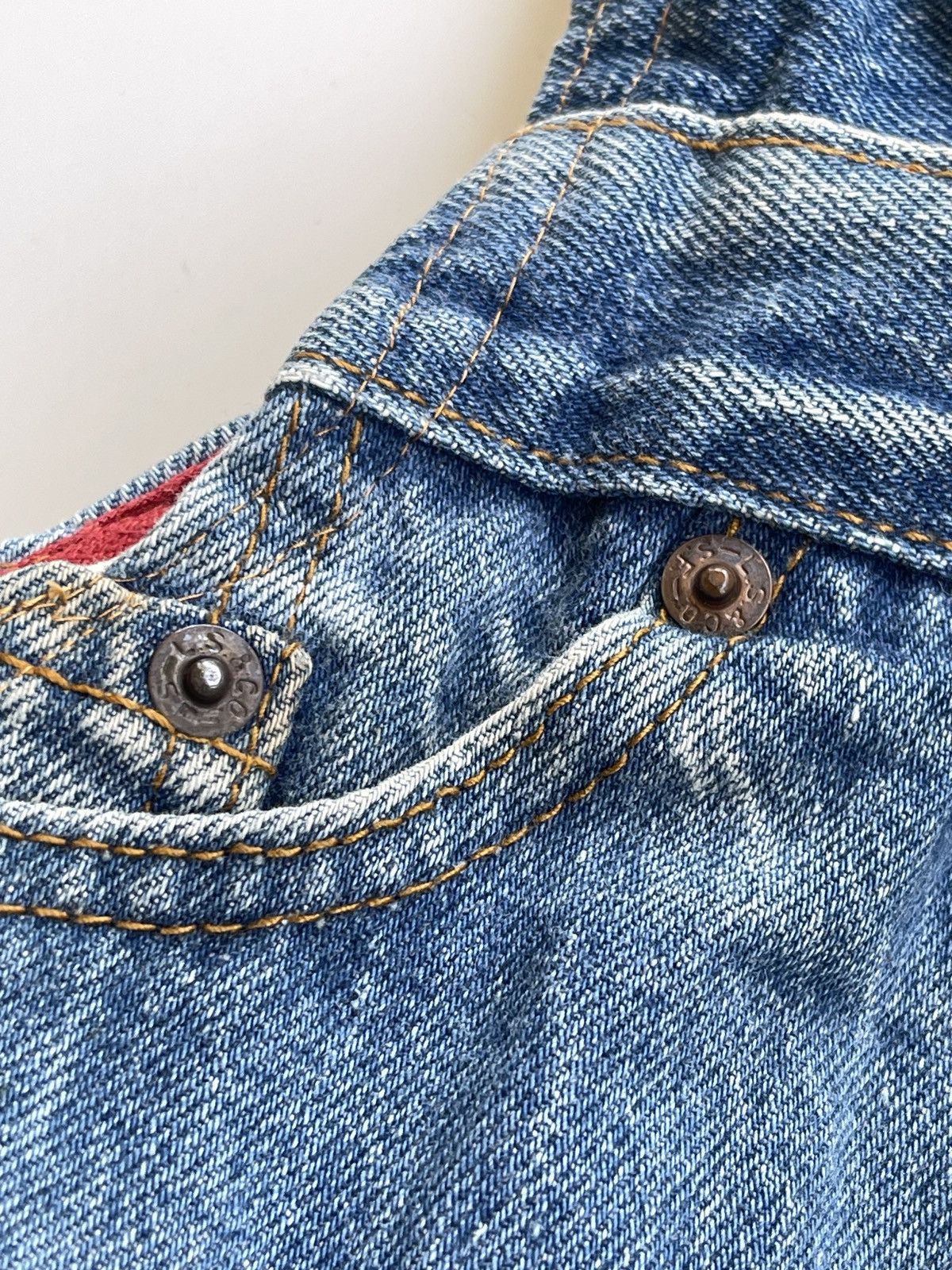 Levi's Vintage Clothing Levis X Louis Papa Reconstruct Custom Denim Vest Size M / US 6-8 / IT 42-44 - 20 Thumbnail