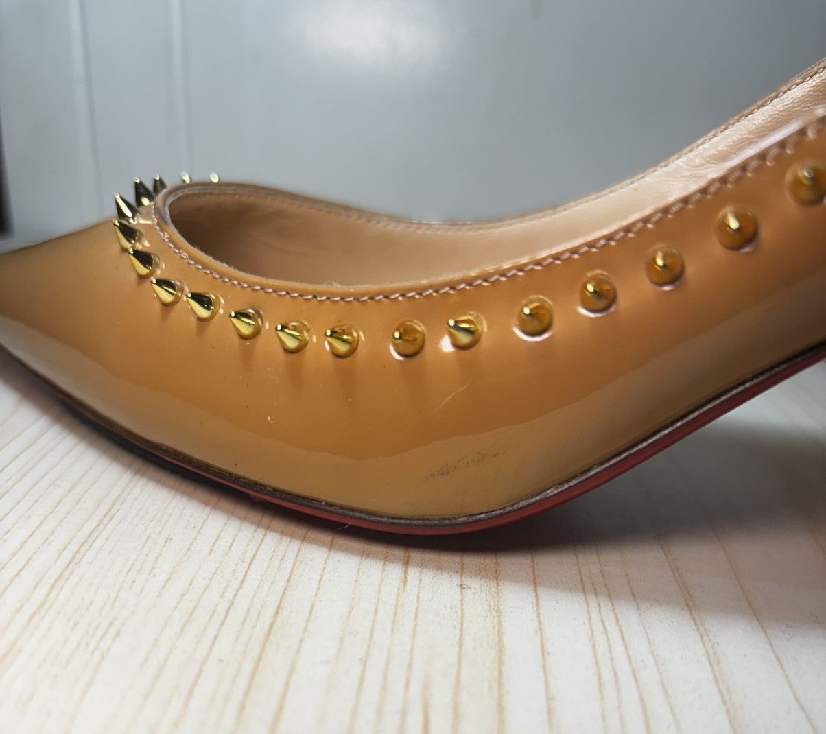 Christian Louboutin Christian Louboutin Anjalina Spike Size US 7 / IT 37 - 9 Thumbnail