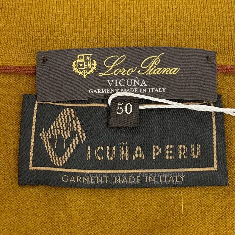 Loro Piana LORO PIANA Deep Brown Reversible Short Sleeve Polo Shirt Size US M / EU 48-50 / 2 - 5 Thumbnail