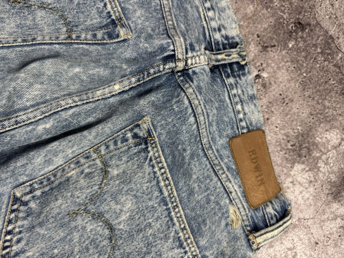 Edwin VINTAGE EDWIN WASHED DISTRESSED BAGGY SELVEDGE JAPANESSE Size US 32 / EU 48 - 15 Thumbnail