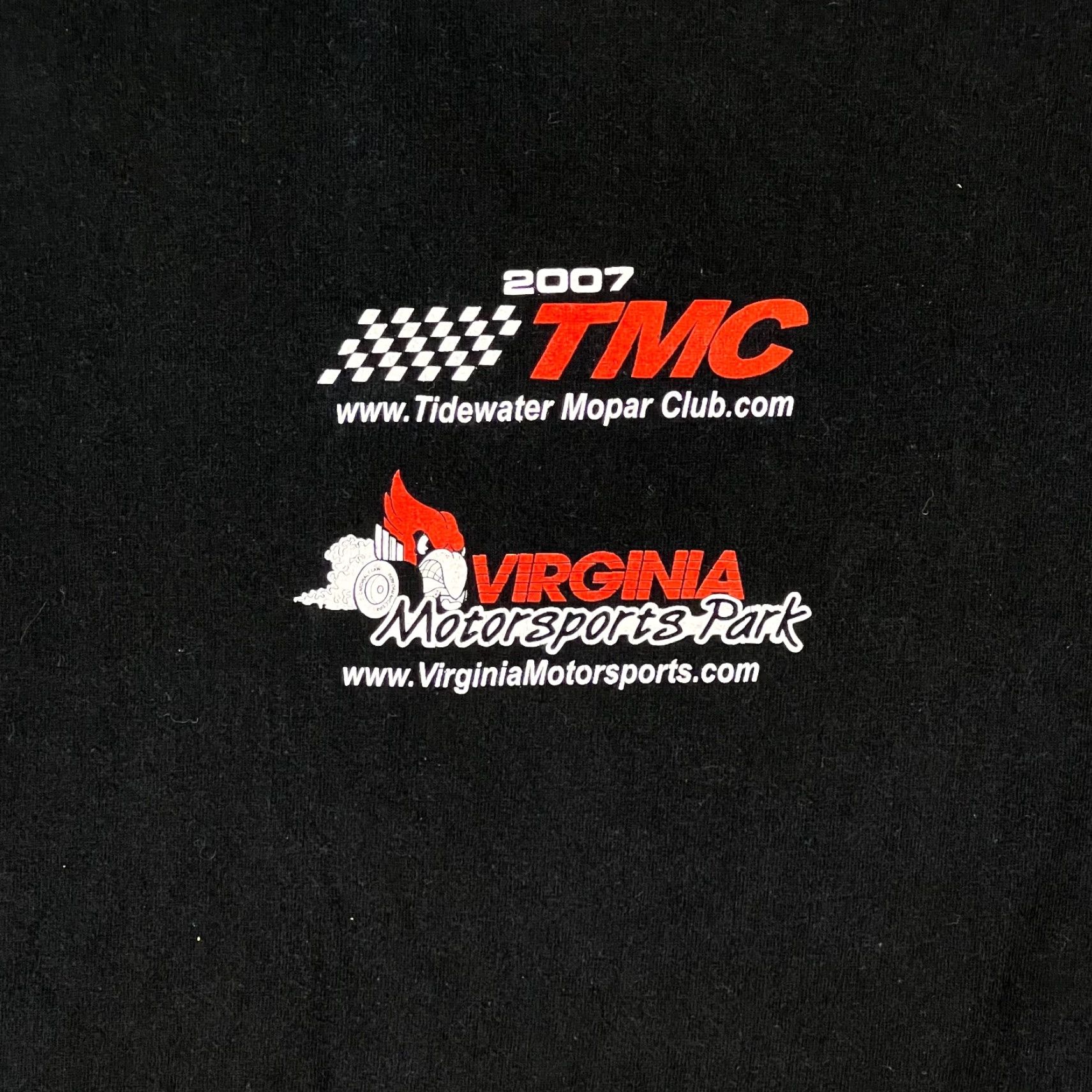 Gildan Gildan Men T-Shirt Black 3XL 2007 TMC Virginia Mopar Motorsports Park Graphic Print Short Sleeve Crew Neck Classic Vintage No Size US XXL / EU 58 / 5 - 4 Thumbnail