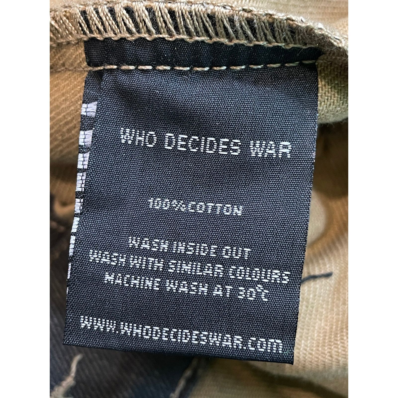 Who Decides War Who Decides War x Barriers Monument Denim Jacket 'Coal' Size US S / EU 44-46 / 1 - 9 Thumbnail