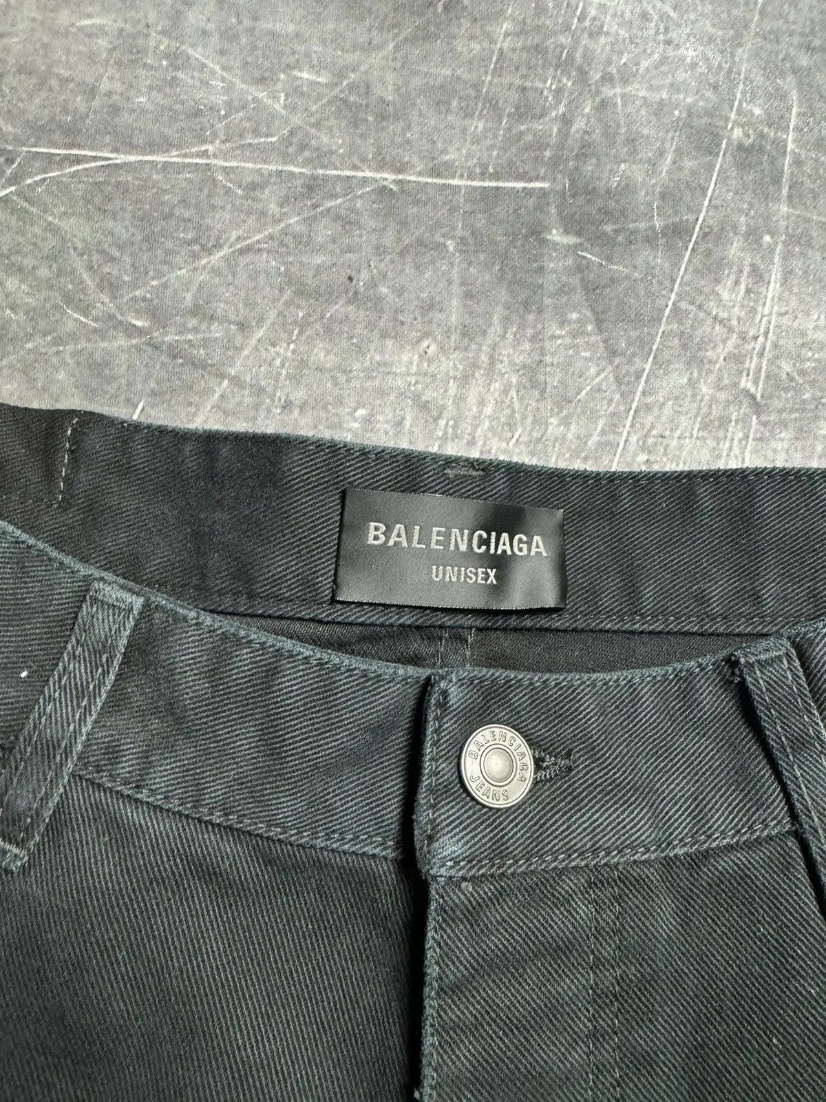 Balenciaga Balenciaga Outline Baggy Pants in Black Size US 30 / EU 46 - 8 Thumbnail