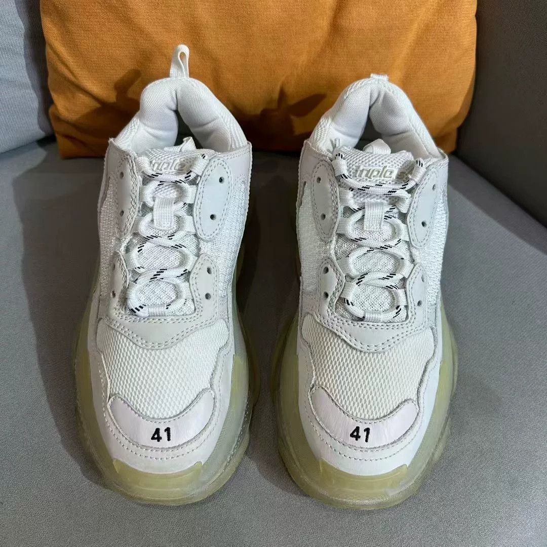 Gucci Gucci Clear White Lowtop Sneakers 8 Men Size US 8 / EU 41 - 1 Thumbnail