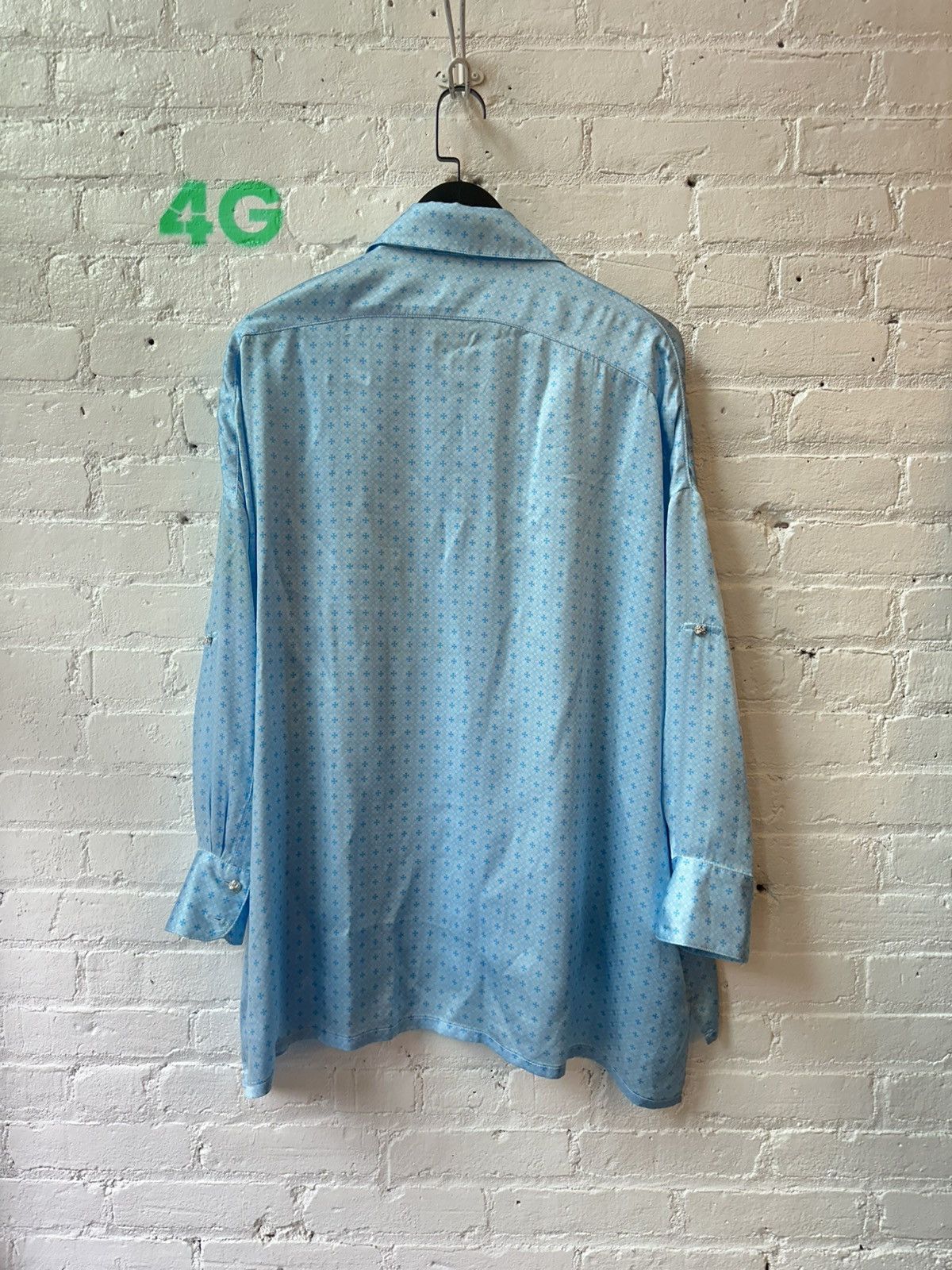 Chrome Hearts CHROME HEARTS ROLLING STONES SILK BUTTON UP M-XL Size US M / EU 48-50 / 2 - 4 Thumbnail