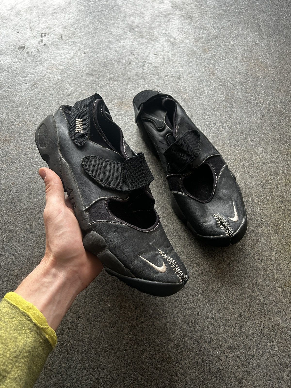 Nike QUICK SALE Nike Air Rift 2001 Leather Sneakers Size US 12 / EU 45 - 1 Thumbnail