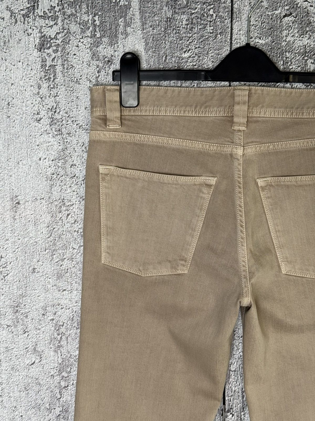 Loro Piana Loro Piana Beige Denim Chino Pants Metal Logo FAE8342 Jeans Size US 31 - 11 Thumbnail