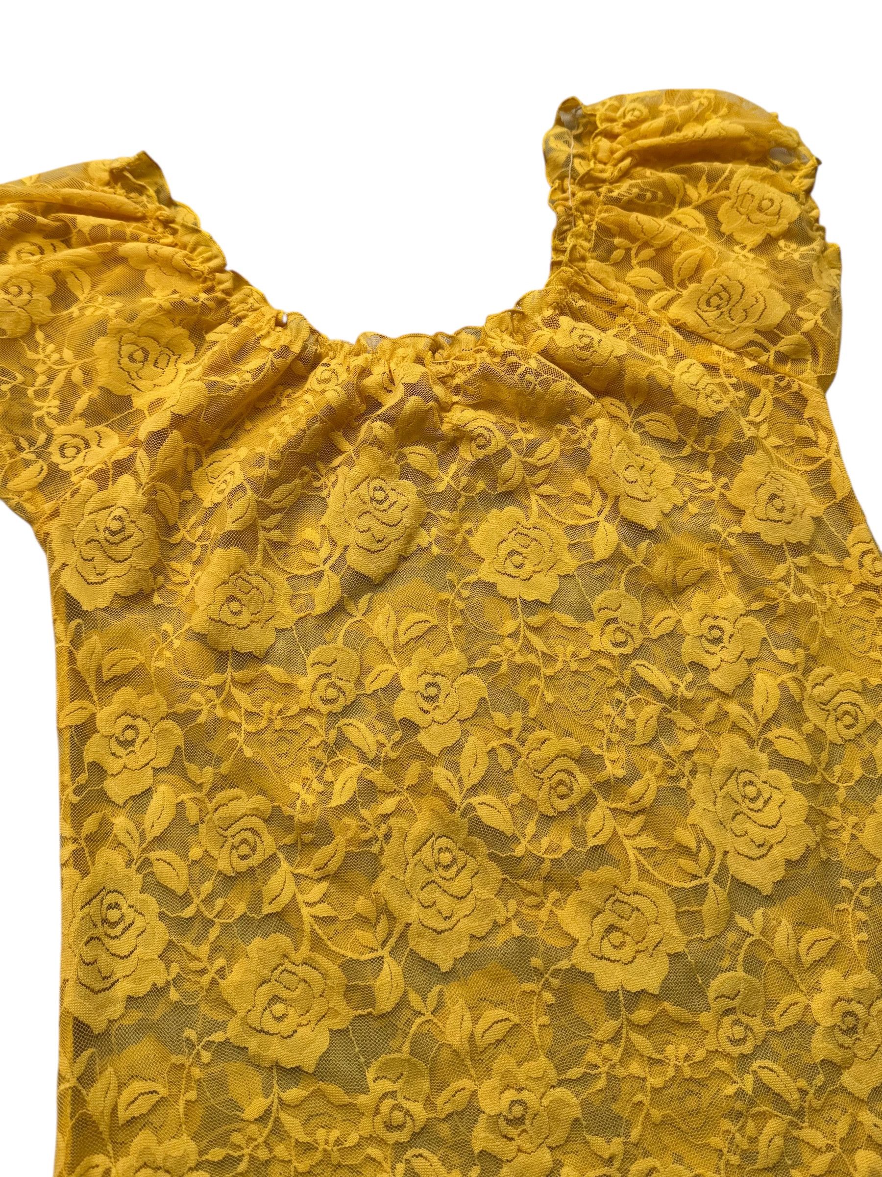 Vintage Vintage Mesh Tank Top M589D15(E95)(V92) Size XS / US 0-2 / IT 36-38 - 4 Thumbnail