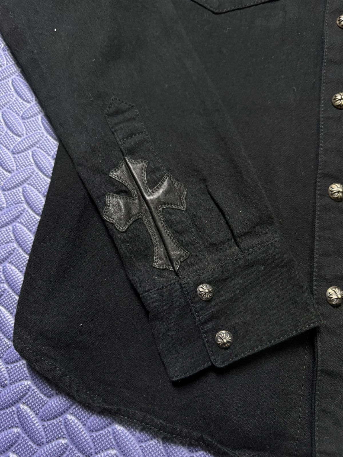 Chrome Hearts STEAL! WORK DOG DENIM TRUCKER SHIRT Size US S / EU 44-46 / 1 - 5 Thumbnail