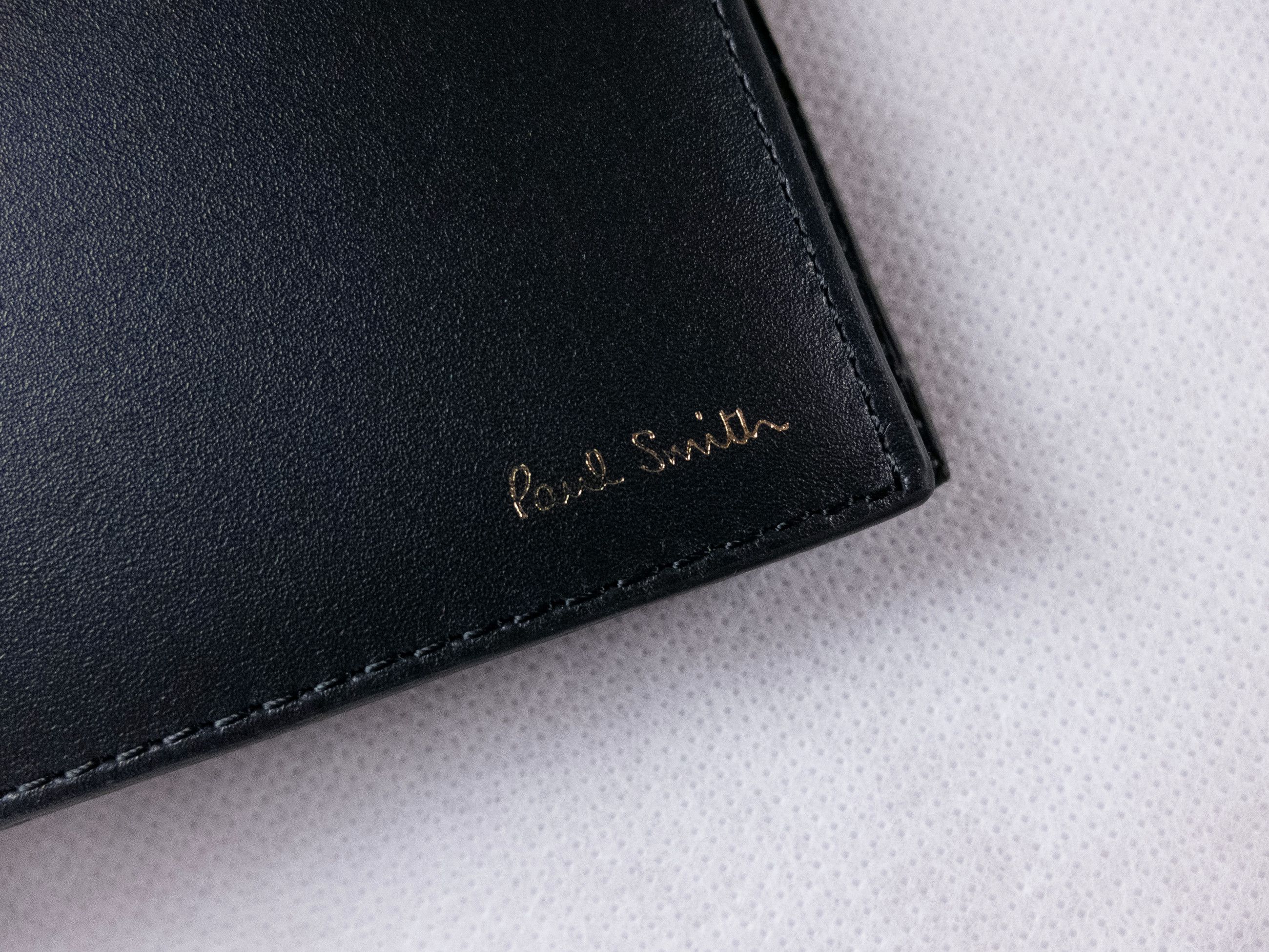 Paul Smith PAUL SMITH black leather bifold wallet w colorful inside Size ONE SIZE - 2 Thumbnail