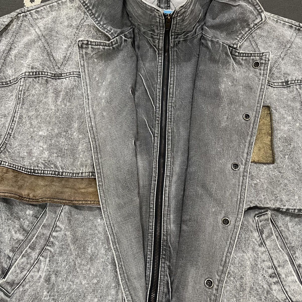 Designer × Giovanni Valentino × Vintage Vintage GIOVANNI Bondage Denim Jacket Size US XL / EU 56 / 4 - 18 Thumbnail