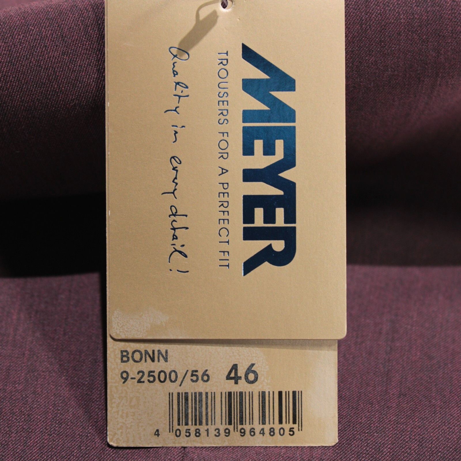 Other Meyer New with tags Dress Pants Size 30 US In Purple Size US 30 / EU 46 - 4 Thumbnail