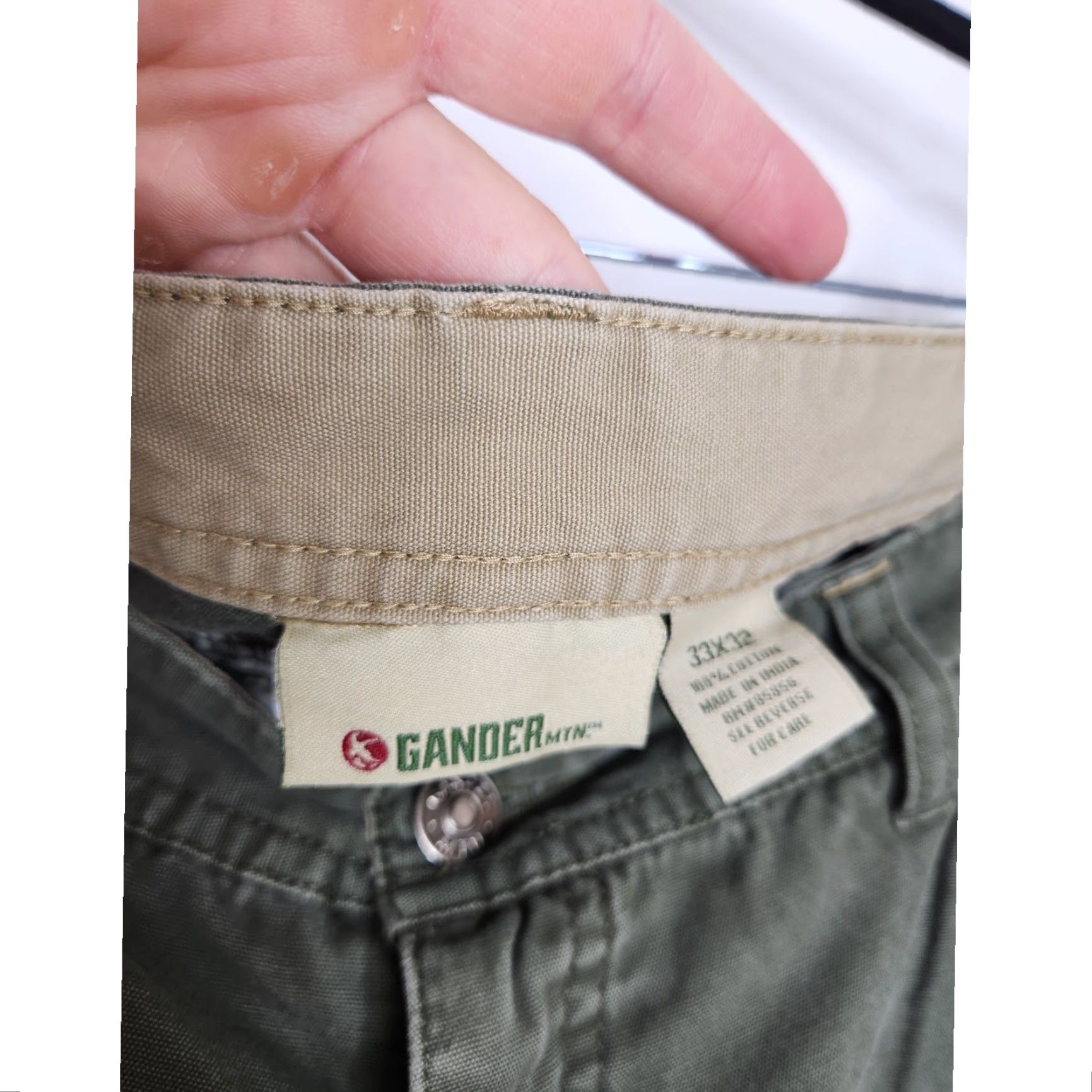 Vintage VINTAGE Gander Mountain Cargo Pants Green 33x32 Cargo Men Adult 90s Army Size US 33 - 6 Thumbnail