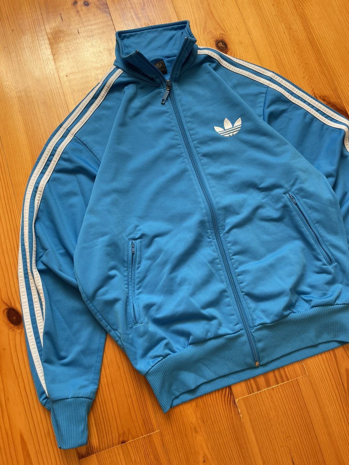 Adidas Adidas Vintage Trefoil Track Zip Jacket Balenciaga Style Size US M / EU 48-50 / 2 - 2 Thumbnail