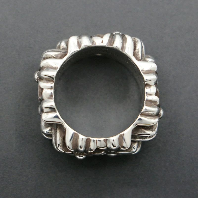 Chrome Hearts Chrome Hearts Cemetery Square Ring - Size 8 Size ONE SIZE - 3 Thumbnail