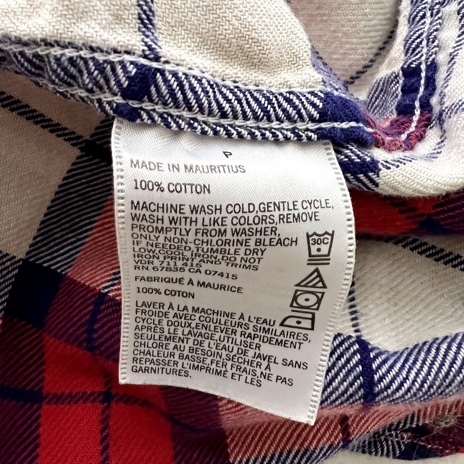 Nautica Nautica Red Plaid Button Down Shirt Size US S / EU 44-46 / 1 - 4 Thumbnail