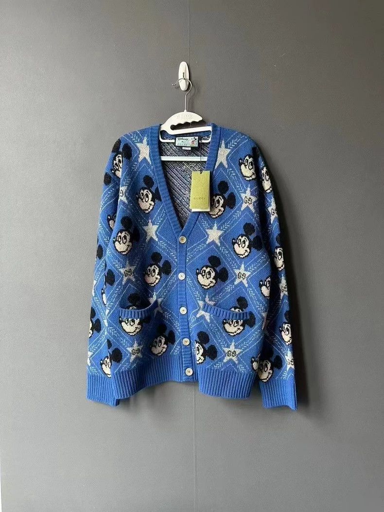 Gucci Gucci Mickey Mouse Cardigan Size US M / EU 48-50 / 2 - 1 Thumbnail