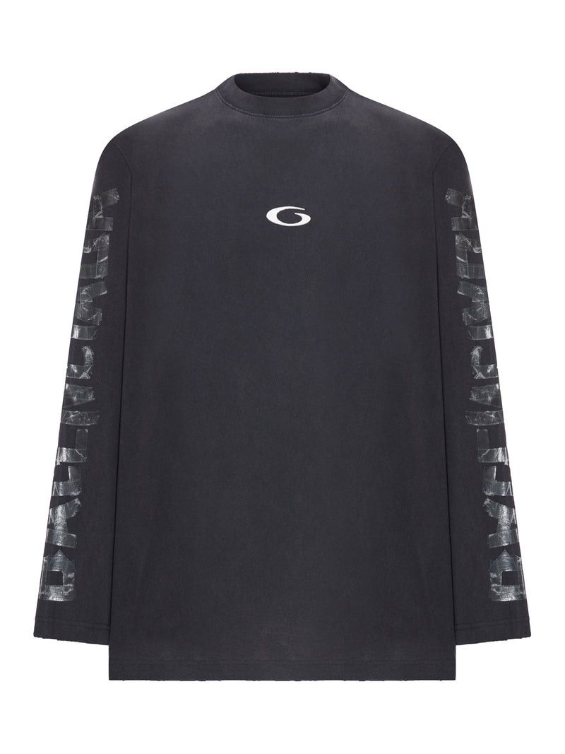 LONG-SLEEVED T-SHIRT WITH TRANSPARENT RIBBON