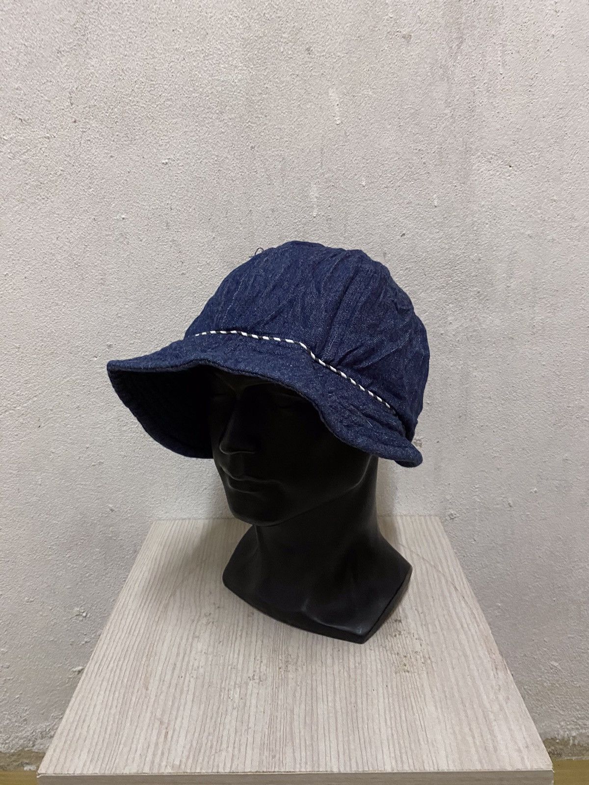 Japanese Brand Japanese Brand Denim Bucket Hat Size ONE SIZE - 3 Thumbnail